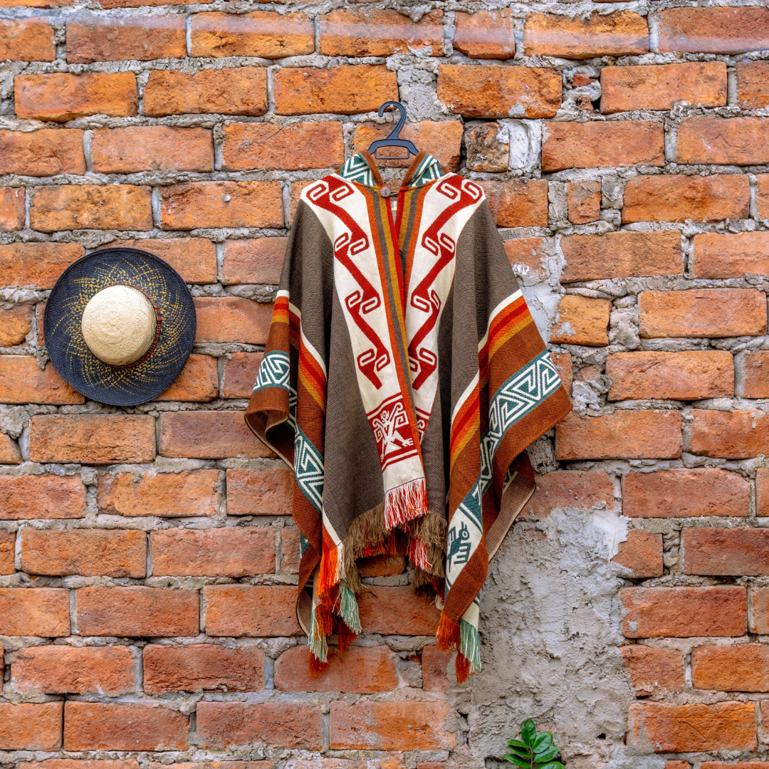 WOOL PONCHO - SAMI