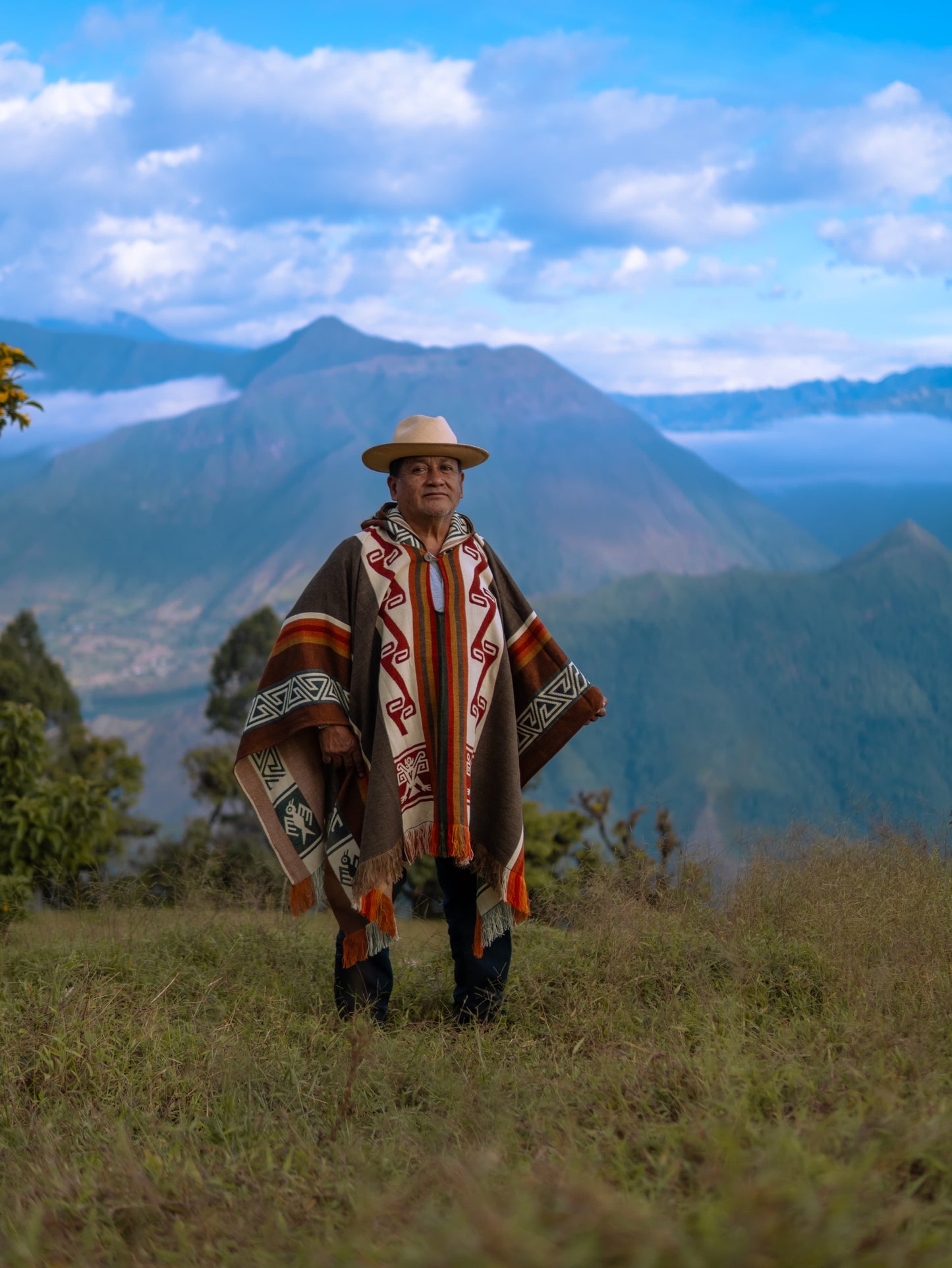 WOOL PONCHO - SAMI