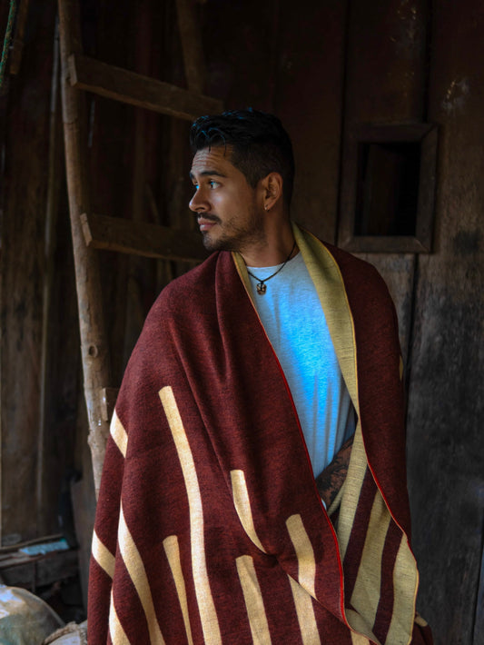 WOOL THROW - WASI