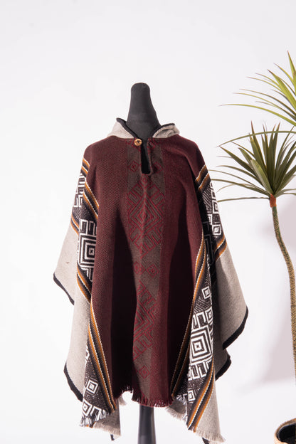 WOOL PONCHO - CHICHA