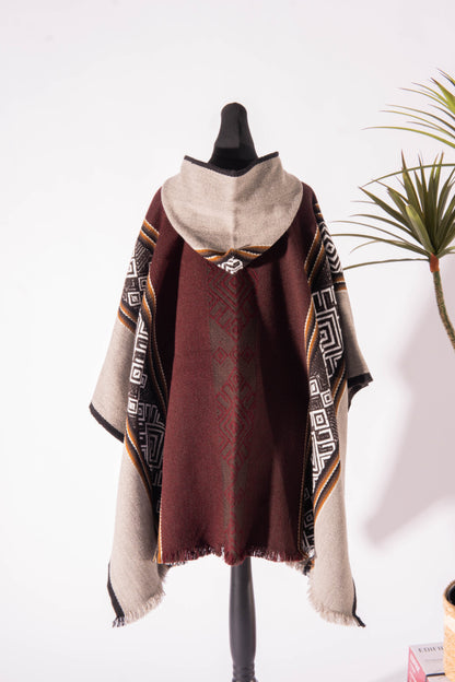 WOOL PONCHO - CHICHA